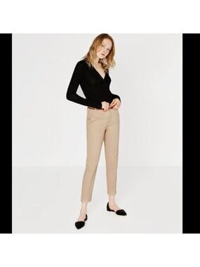 Zara Basic Collection crop chinos